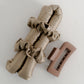 Heatless Mulberry Silk Hair Curler - Desert Dune Color
