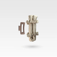 Heatless Mulberry Silk Hair Curler - Desert Dune Color