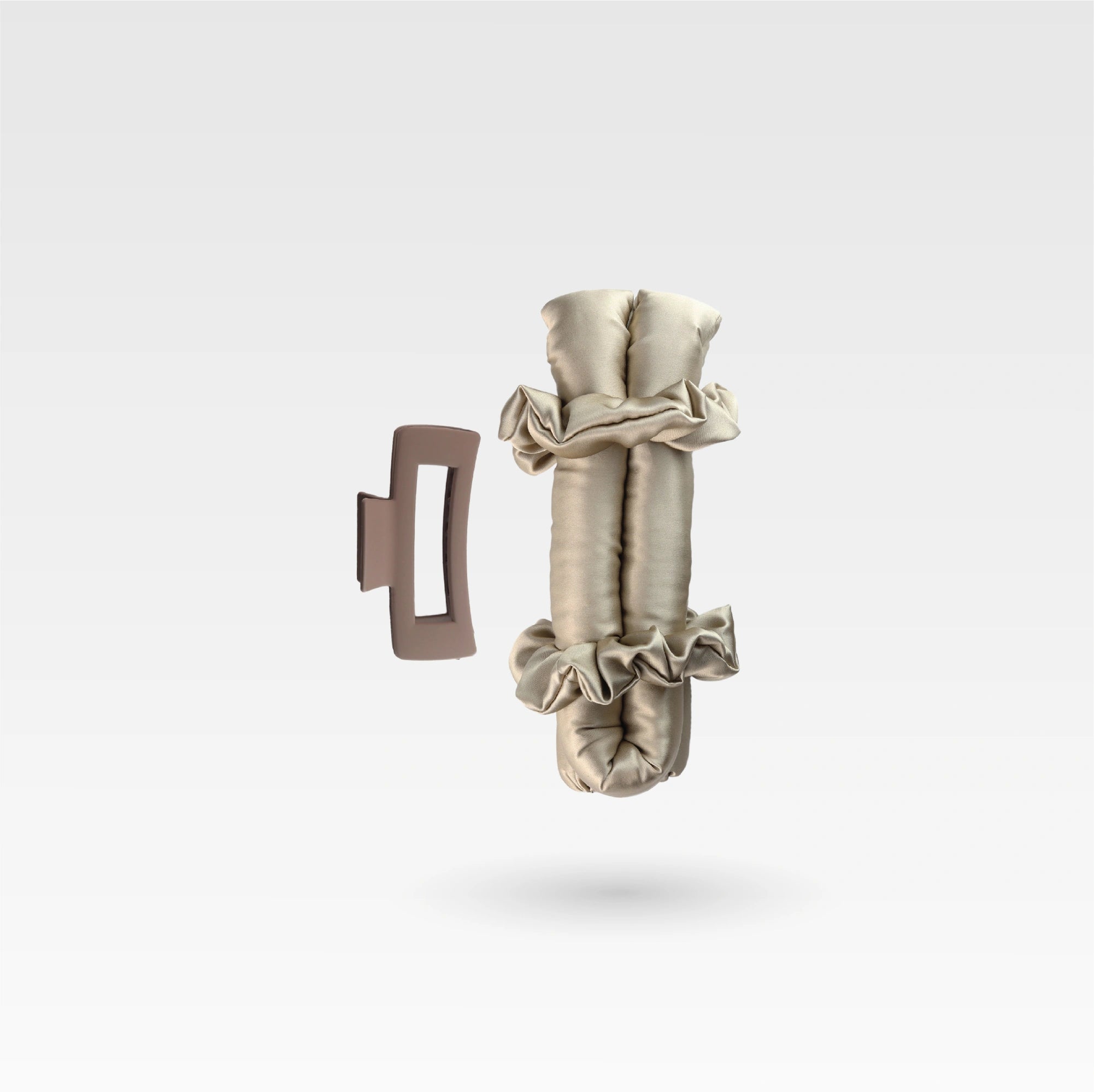 Шелковые бигуди - Хаки