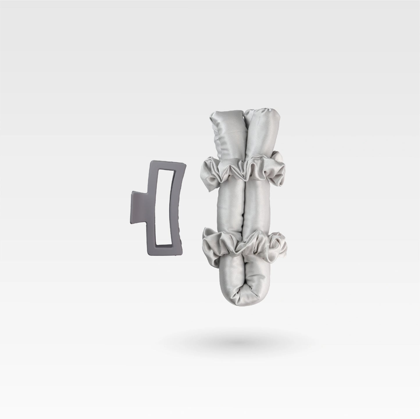 Heatless Mulberry Silk Hair Curler - Stardust Silver