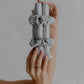 Heatless Mulberry Silk Hair Curler - Stardust Silver