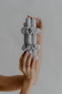 Heatless Mulberry Silk Hair Curler - Stardust Silver