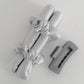 Heatless Mulberry Silk Hair Curler - Stardust Silver
