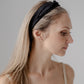 Pure Mulberry Silk Headband - Midnight Black
