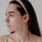 Minimal Natural Silk Headband - Golden Chapmpagne