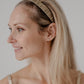 Minimal Natural Silk Headband - Desert Dune Color