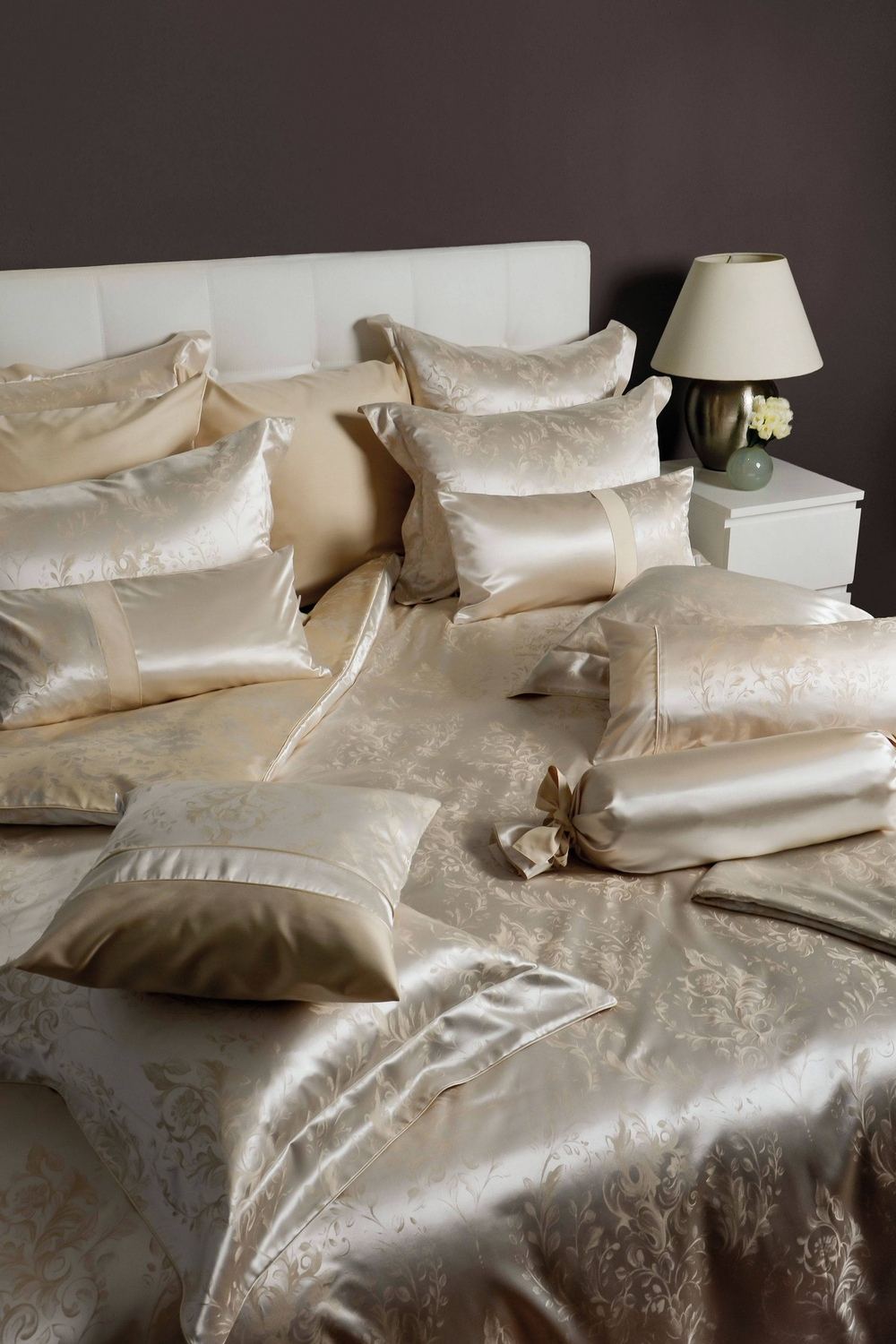 Jacquard Silk Bed Linen Luxury Set - Heritage