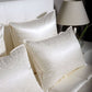 Medium-Firm Silk Pillow with Premium Goose Down Filling