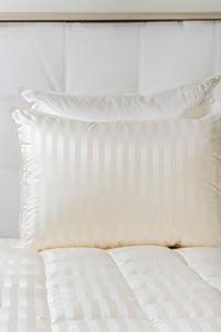 Soft Silk Pillow with Premium Goose Down Filling