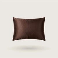 Choco Brown silk pillowcase with envelope closure, 100% mulberry silk, 23 momme, 6A grade, OEKO-TEX certified – SilkWide
