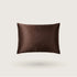 Choco Brown silk pillowcase with envelope closure, 100% mulberry silk, 23 momme, 6A grade, OEKO-TEX certified – SilkWide