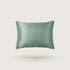 Coral Green silk pillowcase with envelope closure, 100% mulberry silk, 23 momme, 6A grade, OEKO-TEX certified – SilkWide