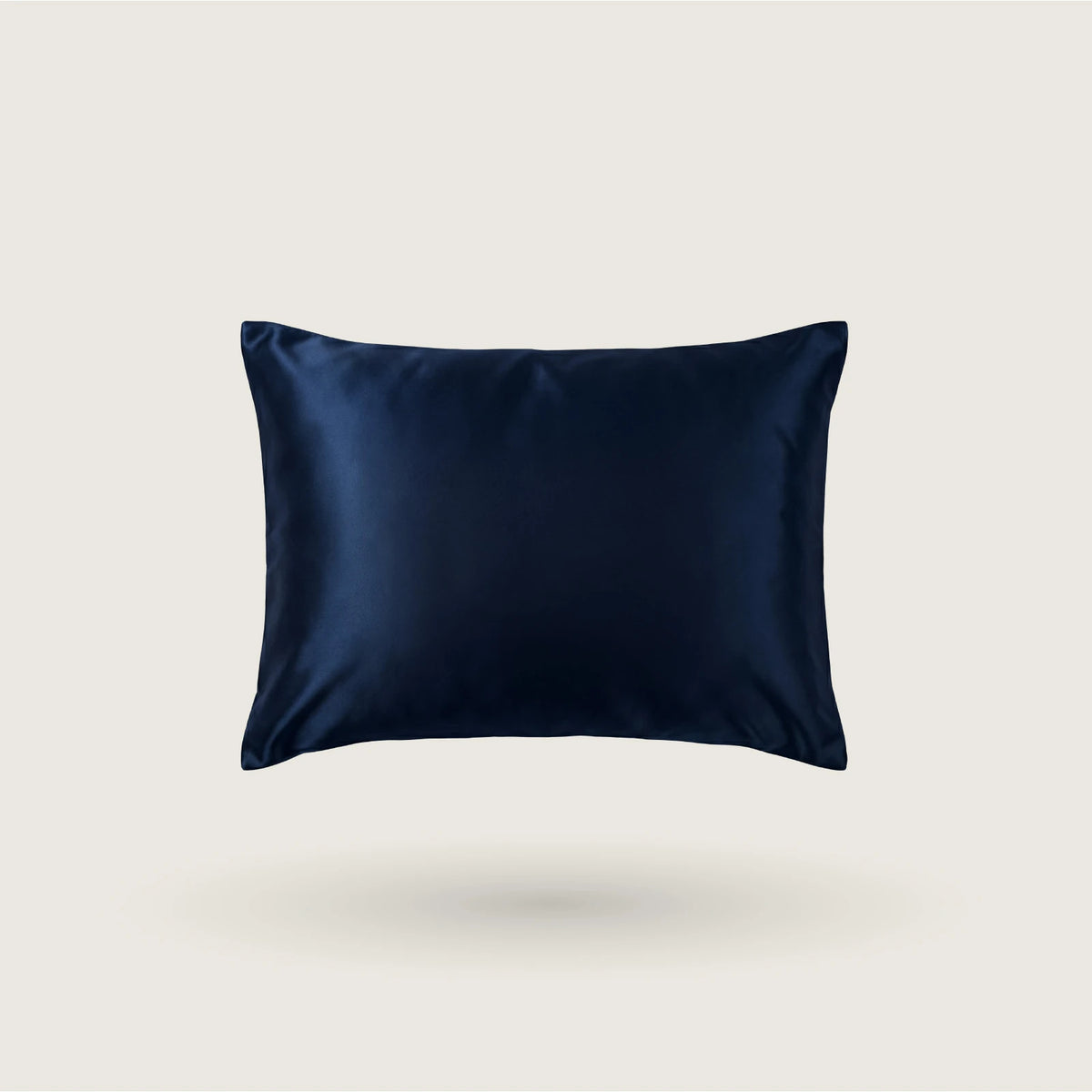 Deep Navy silk pillowcase with envelope closure, 100% mulberry silk, 23 momme, 6A grade, OEKO-TEX certified – SilkWide