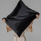 25 Momme Envelope Silk Pillowcase - Midnight Black