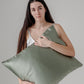 22 Momme Envelope Silk Pillowcase - Pistachio