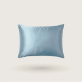 Sky Blue silk pillowcase with envelope closure, 100% mulberry silk, 23 momme, 6A grade, OEKO-TEX certified – SilkWide