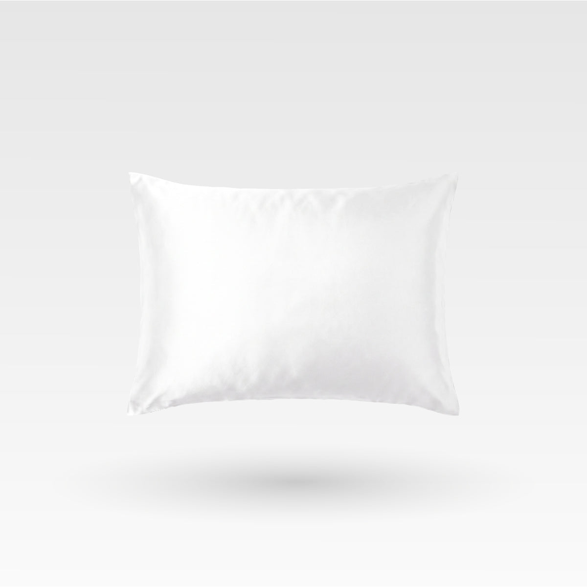Funda de almohada de seda - Blanco