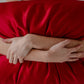 25 Momme Envelope Silk Pillowcase - Wine Red