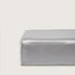 Natural silk fitted sheet Alea on a mattress, 100% silk satin, 28 momme, OEKO-TEX certified, made in Germany – SilkWide