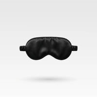 Premium Silk Sleep Mask - Midnight Black