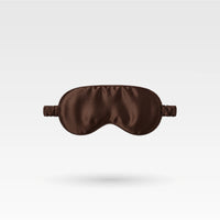 Premium Silk Sleep Mask - Choco Brown