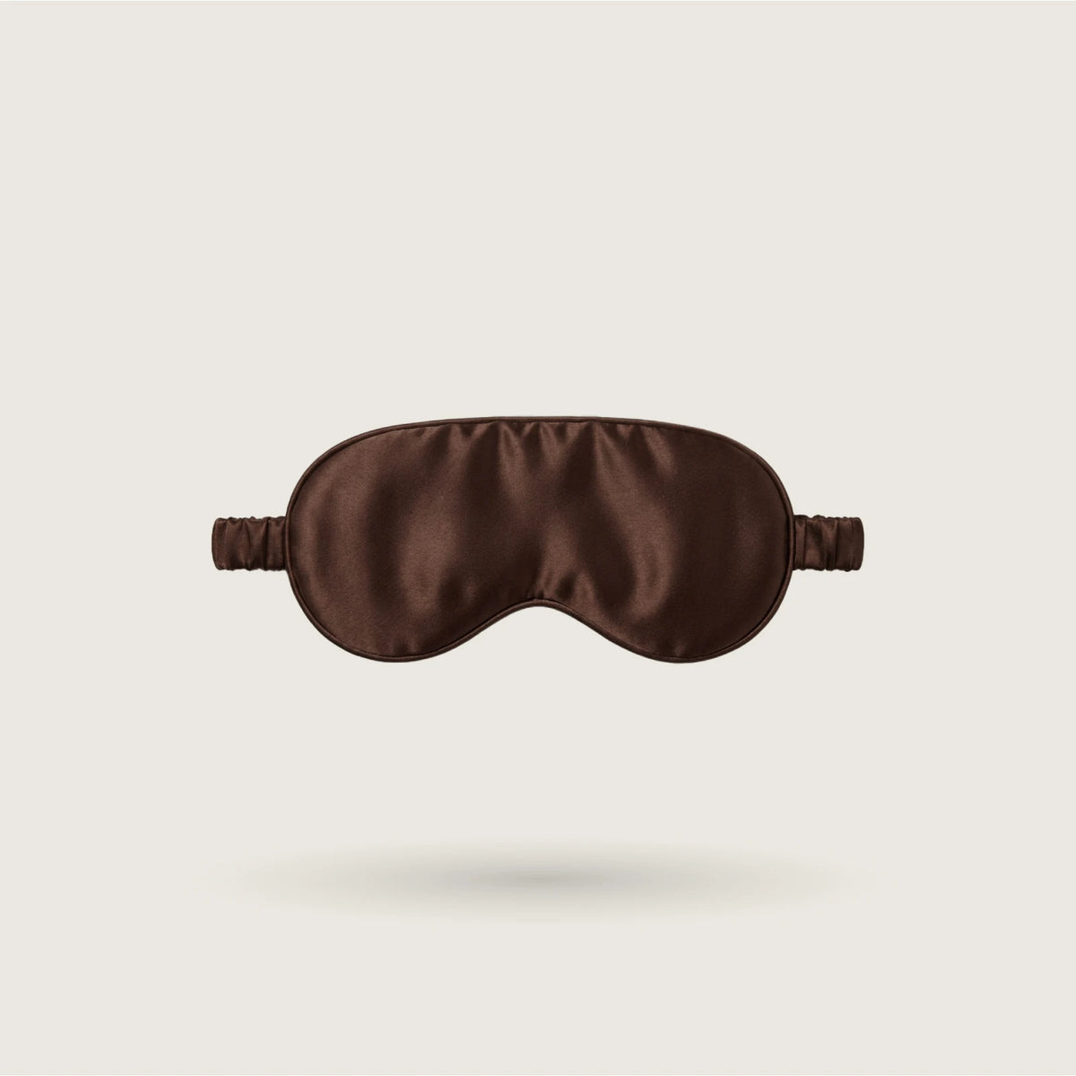 Choco Brown silk sleep mask with silk-covered strap, 100% mulberry silk, 23 momme, OEKO-TEX certified – SilkWide