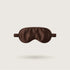 Choco Brown silk sleep mask with silk-covered strap, 100% mulberry silk, 23 momme, OEKO-TEX certified – SilkWide