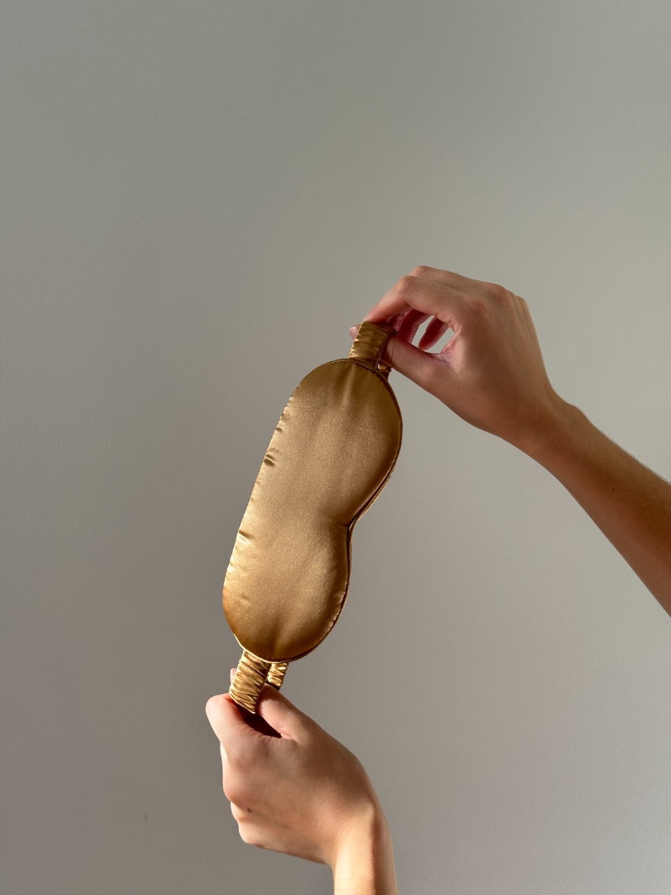 100% Natural Silk Sleep Mask - Golden