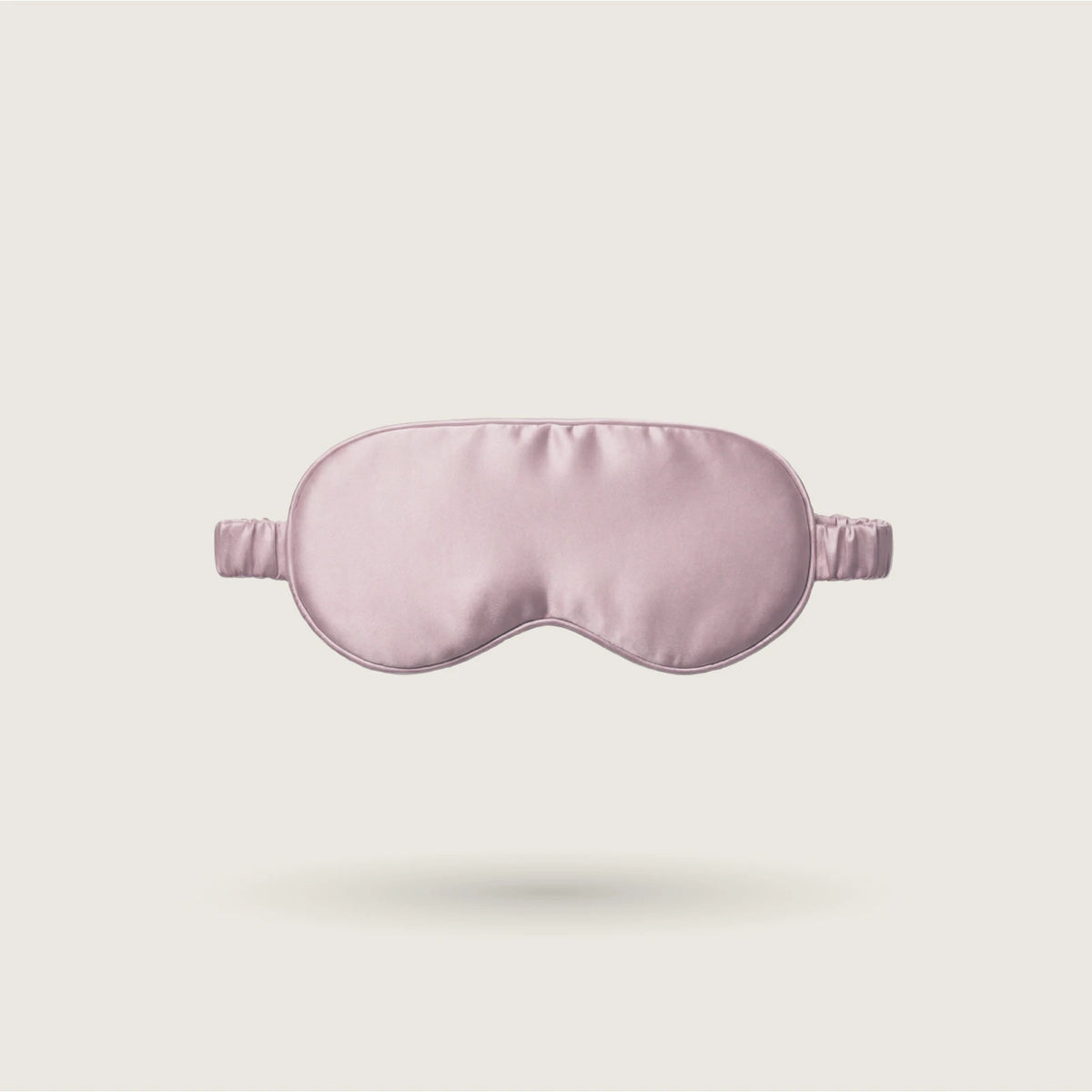 Powder Pink silk sleep mask with silk-covered strap, 100% mulberry silk, 23 momme, OEKO-TEX certified – SilkWide