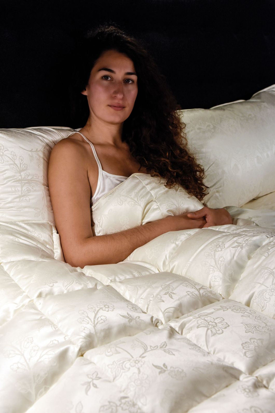 silk jacquard silk bedding