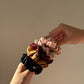 medium size premium silk scrunchies