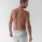 Men's Mulberry Silk Shorts - Stardust Silver