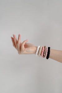 Small Pure Silk Scrunchie for Gentle Hold