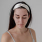 Pure Mulberry Silk Headband - Moon Pearl