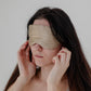 100% Natural Silk Sleep Mask - Desert Dune Color