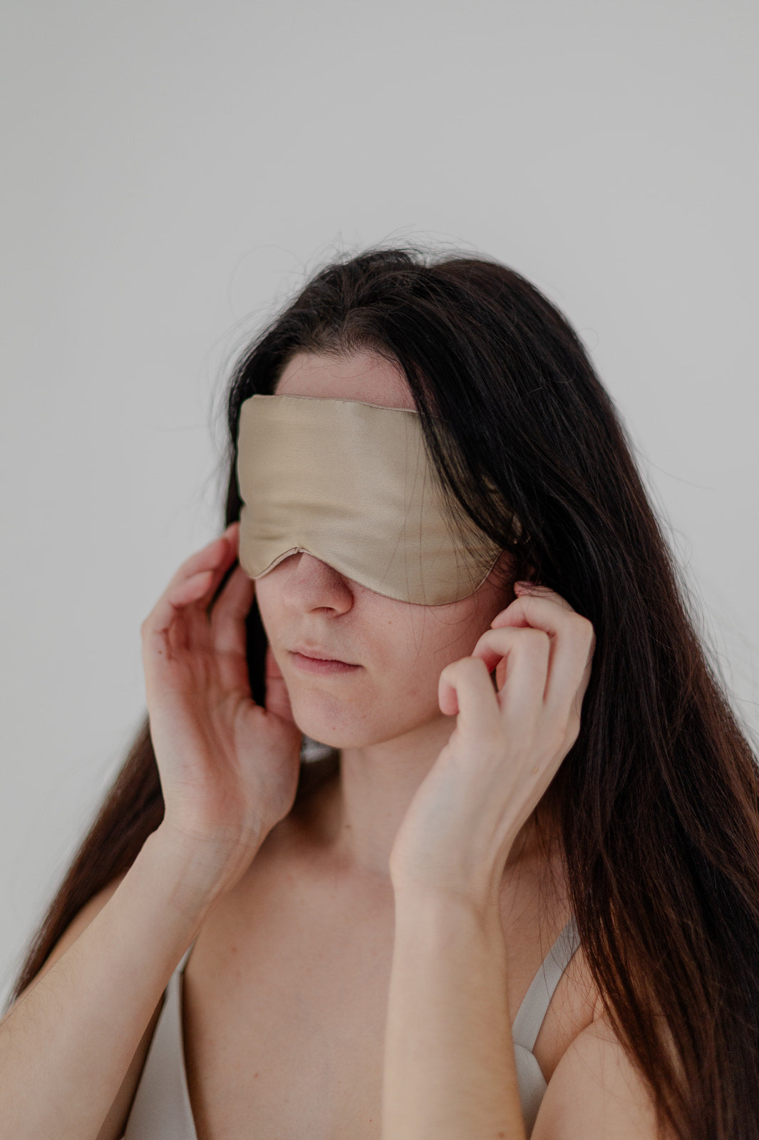 100% Natural Silk Sleep Mask - Desert Dune Color
