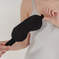Pure Mulberry Silk Sleep Mask - Midnight Black