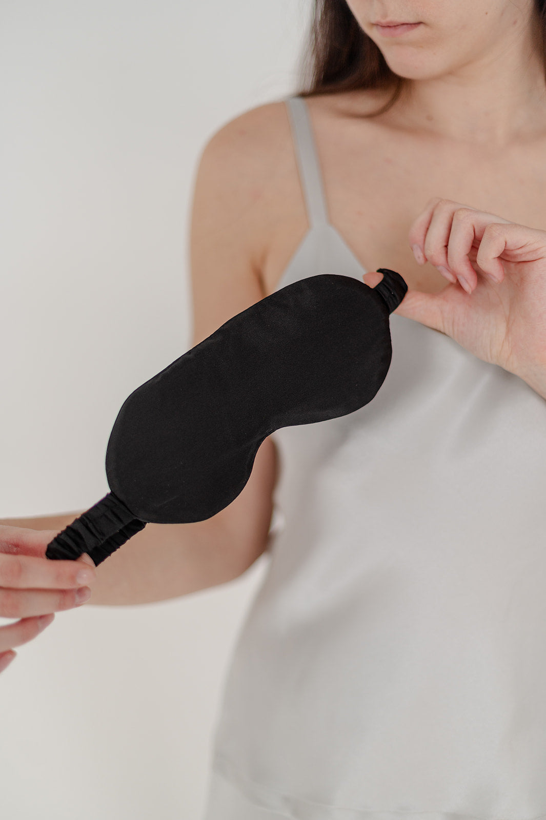 Pure Mulberry Silk Sleep Mask - Midnight Black