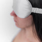 Pure Mulberry Silk Sleep Mask - Stardust Silver