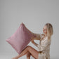 22 Momme Envelope Silk Pillowcase - Pale Mauve