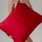 25 Momme Envelope Silk Pillowcase - Wine Red