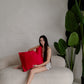 25 Momme Envelope Silk Pillowcase - Wine Red