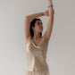Pure Mulberry Silk Shorts - Golden Champagne